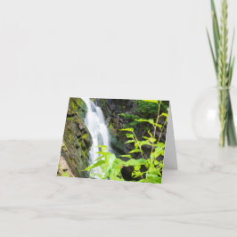 Wasserfall des Hell's Gate Canyon Dankeskarte