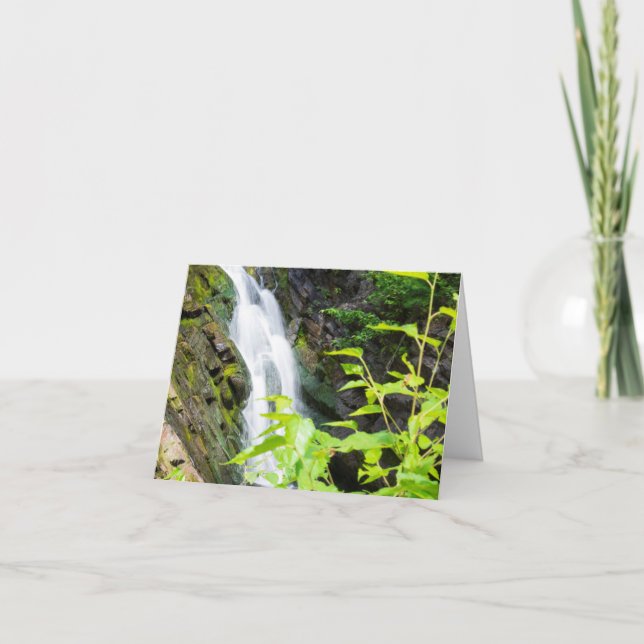 Wasserfall des Hell's Gate Canyon Dankeskarte (Vorderseite)