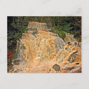 Wasserfall des Hunter Mountain Postkarte
