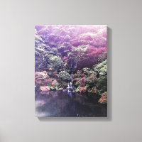Wasserfall des japanischen Gartens