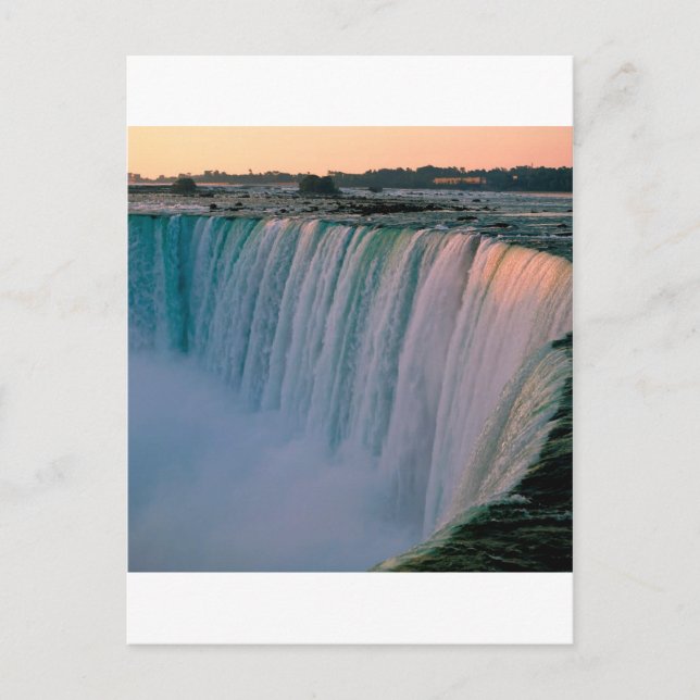 Wasserfall Fallende Liebe Niagara Ontario Kanada Postkarte (Vorderseite)
