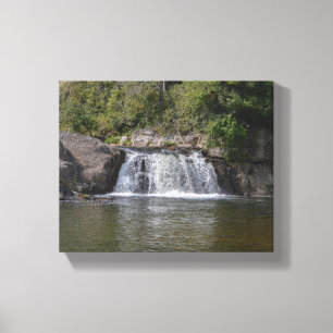 Wasserfall-Foto in North Carolina Leinwanddruck
