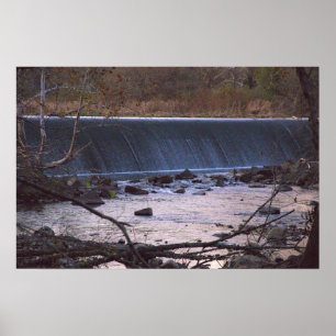 Wasserfall-Foto-Plakat Poster