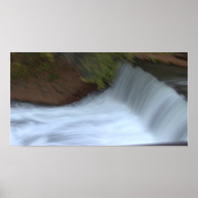 Wasserfall-Foto-Poster Poster (Vorne)