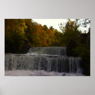 Wasserfall-Foto-Poster Poster