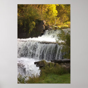 Wasserfall-Foto-Poster Poster