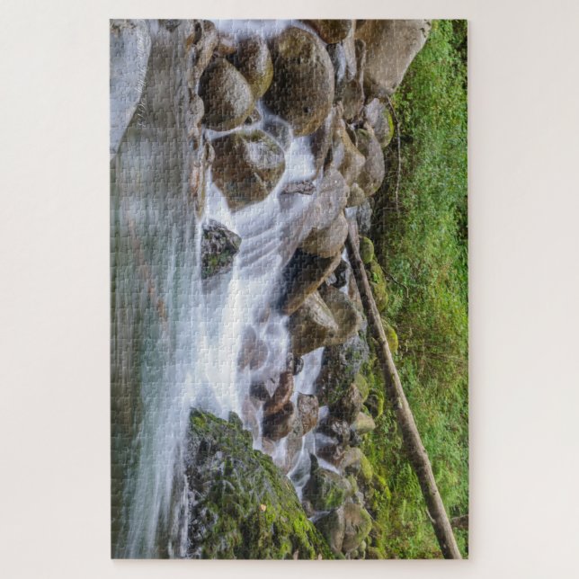 Wasserfall-Foto-Puzzlespiel (Vertikal)