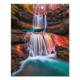 Wasserfall Fotodruck