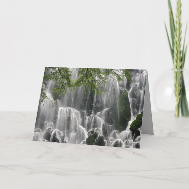 Wasserfall_Fotografie_(5) Karte (Vorderseite)