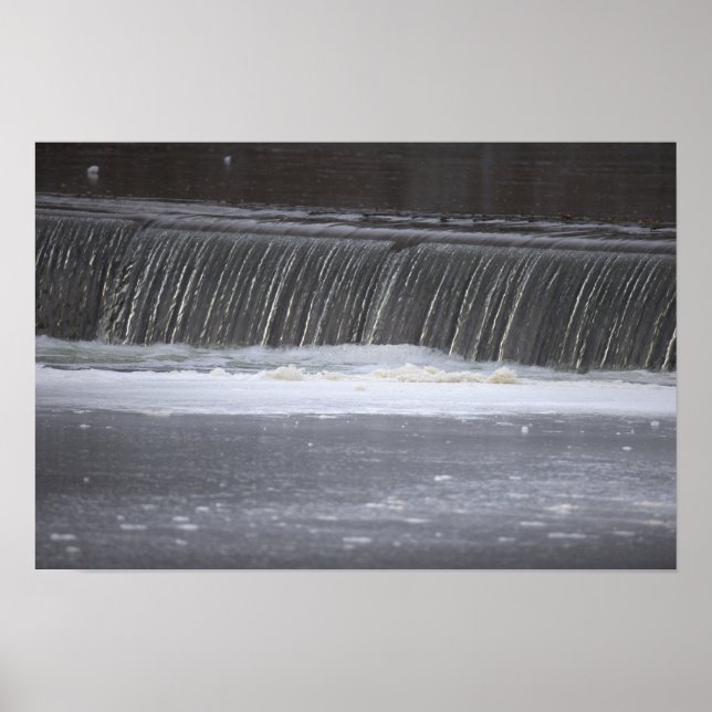 Wasserfall-Fotoplakat Poster (Vorne)