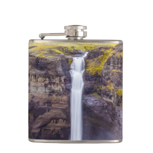 Wasserfall Haifoss, Island Flachmann