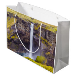 Wasserfall Haifoss, Island Große Geschenktüte