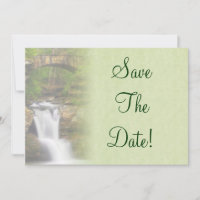 Wasserfall-Hochzeit - Save The Date