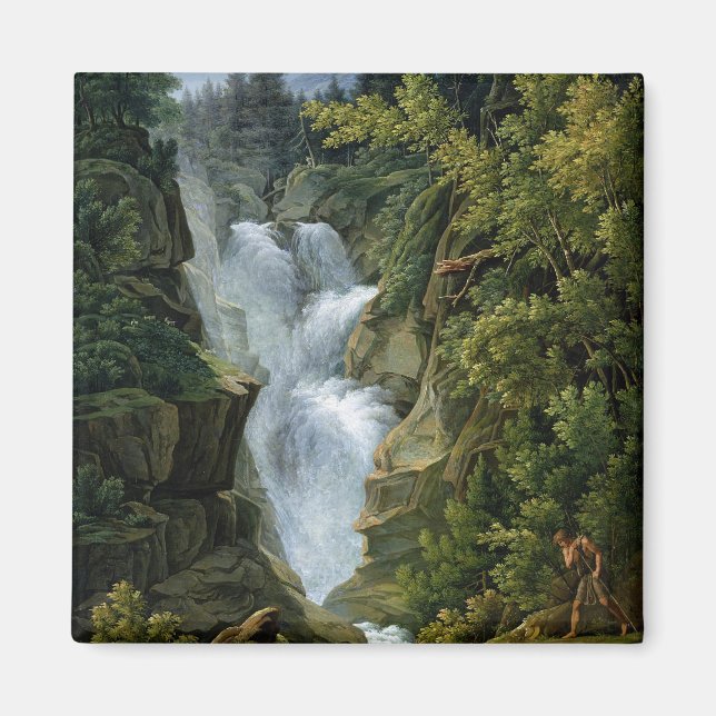 Wasserfall im Berner Hochland, 1796 Magnet (Vorne)