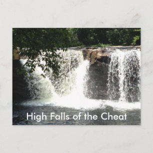 Wasserfall im Cheat River WV Wasserfall Postkarten