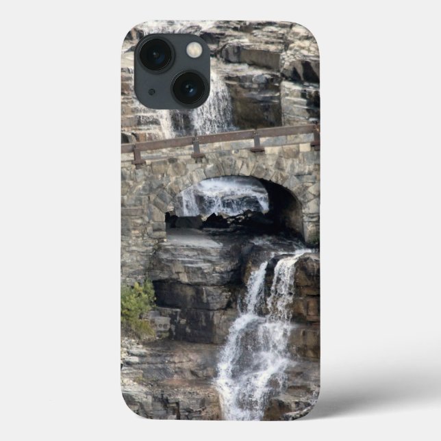 Wasserfall im Glacier National Park IPhone Fälle Case-Mate iPhone Hülle (Rückseite)