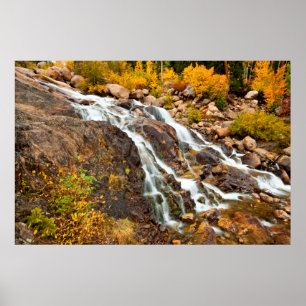Wasserfall im Grand Teton National Park Poster