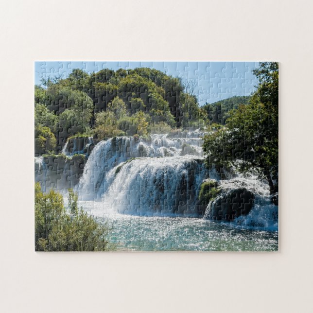 Wasserfall im Krka Nationalpark - Dalmatien, Kroat (Horizontal)