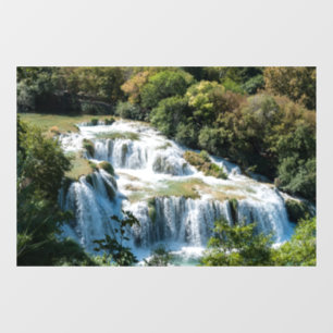 Wasserfall im Krka Nationalpark - Dalmatien, Kroat Fensteraufkleber