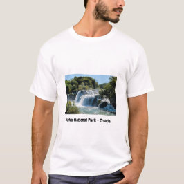 Wasserfall im Krka Nationalpark - Dalmatien, Kroat T-Shirt