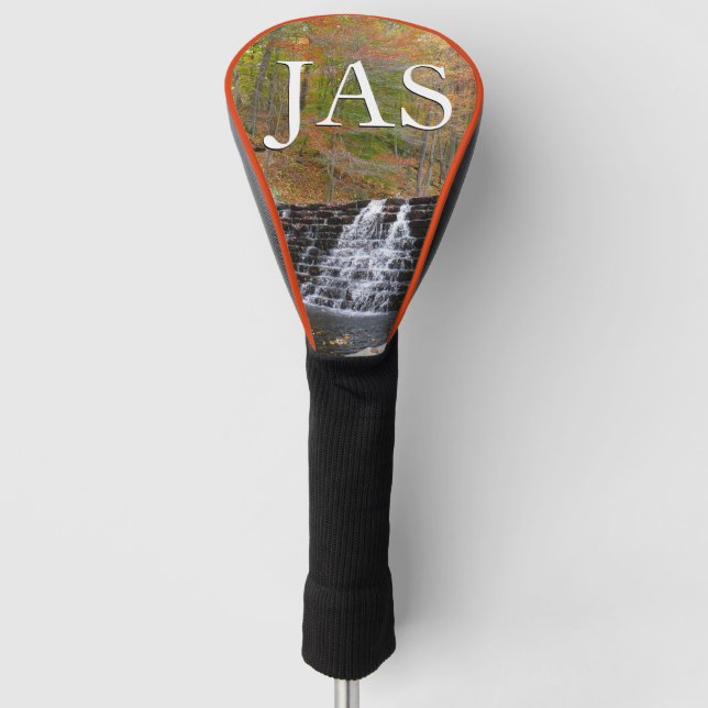 Wasserfall im Laurel Hill Staat Park I Golf Headcover (Vorderseite)