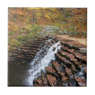 Wasserfall im Laurel Hill State Park II Fliese