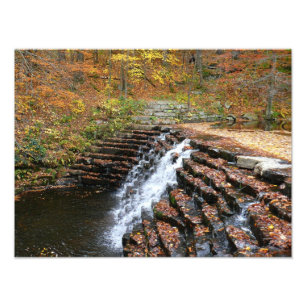 Wasserfall im Laurel Hill State Park II Fotodruck