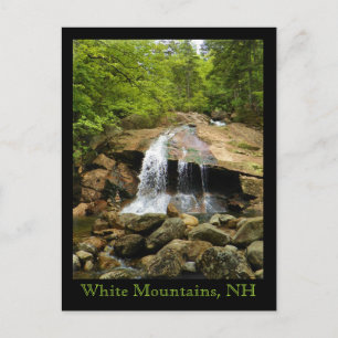 Wasserfall im Weißen Gebirge Postkarte