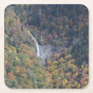 Wasserfall im Western North Carolina im Herbst Rechteckiger Pappuntersetzer