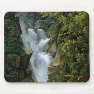 Wasserfall in den Bern-Hochländern, 1796 Mousepad