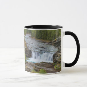 Wasserfall in kanadischen Rocky Mountains Tasse