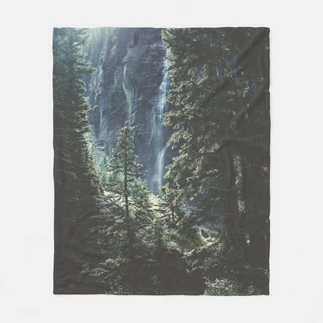 WASSERFALL IN TELLURIDE FLEECEDECKE (Vorderseite)