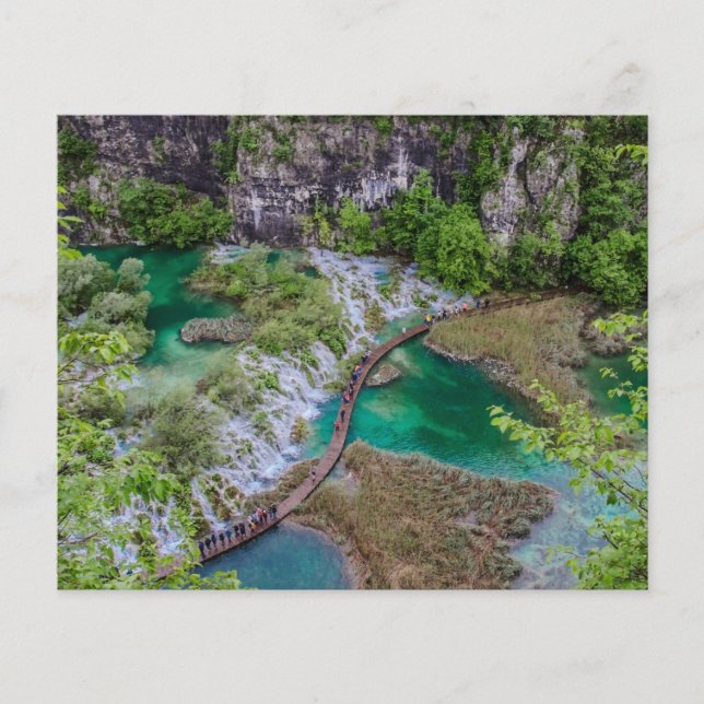 Wasserfall Kaskade im Park der Plitvicer Seen Flyer (Vorne)