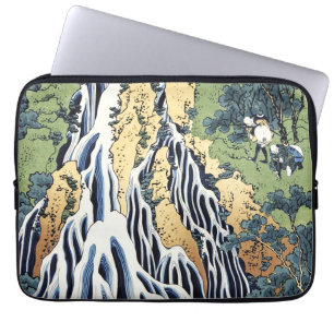 Wasserfall Kirifuri in der Nähe des Kurokami-Gebir Laptopschutzhülle