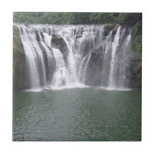 Wasserfall Kleine (4,25" x 4,25") Keramik Foto Til Fliese