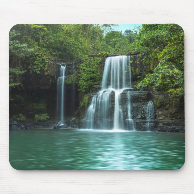 Wasserfall Klong Chao | KOH Kood Insel Mousepad (Vorne)