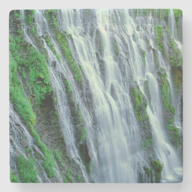 Wasserfall landschaftlich, Kalifornien Steinuntersetzer (Vorderseite)