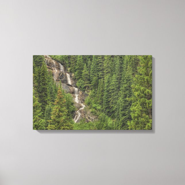 Wasserfall Leinwanddruck (Vorderseite)