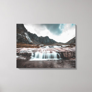 Wasserfall Leinwanddruck