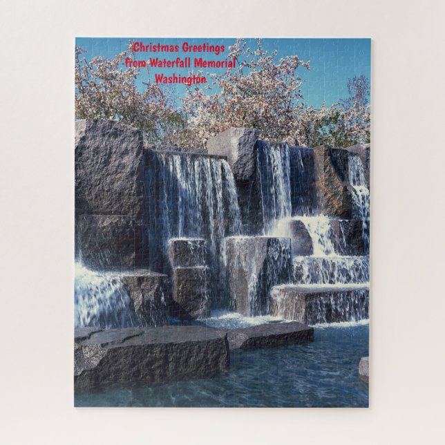 Wasserfall Memorial Washington DC. Jigsaw Puzzle (Vertikal)