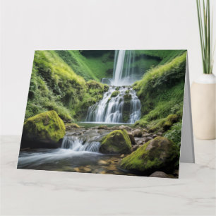 Wasserfall Natur Außenwelt Landschaft Friedlich Karte