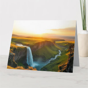 Wasserfall Natur Außenwelt Landschaft Friedlich Karte