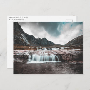 Wasserfall Natur Foto Postkarte