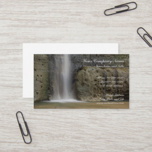 Wasserfall-Natur-Visitenkarte Visitenkarte