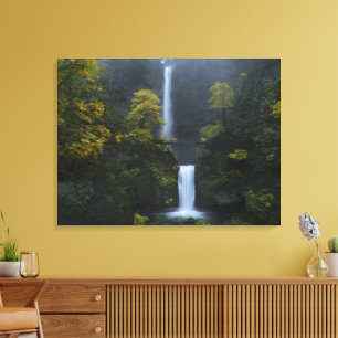Wasserfall Naturgebirge Leinwanddruck