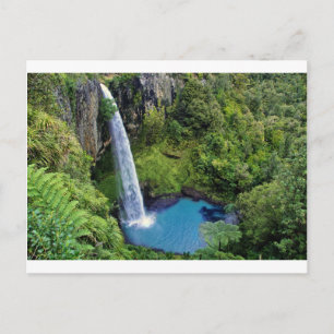 Wasserfall Naturpark Blauer Wasserwald Zielort Postkarte