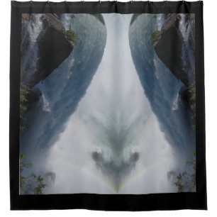 Wasserfall Nebst Duschvorhang im Herzen