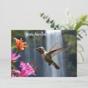 Wasserfall Park Hummingbird, Einladung