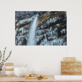 Wasserfall Peričnik in Mojstrana, Slowenien Poster