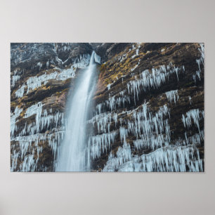 Wasserfall Peričnik in Mojstrana, Slowenien Poster